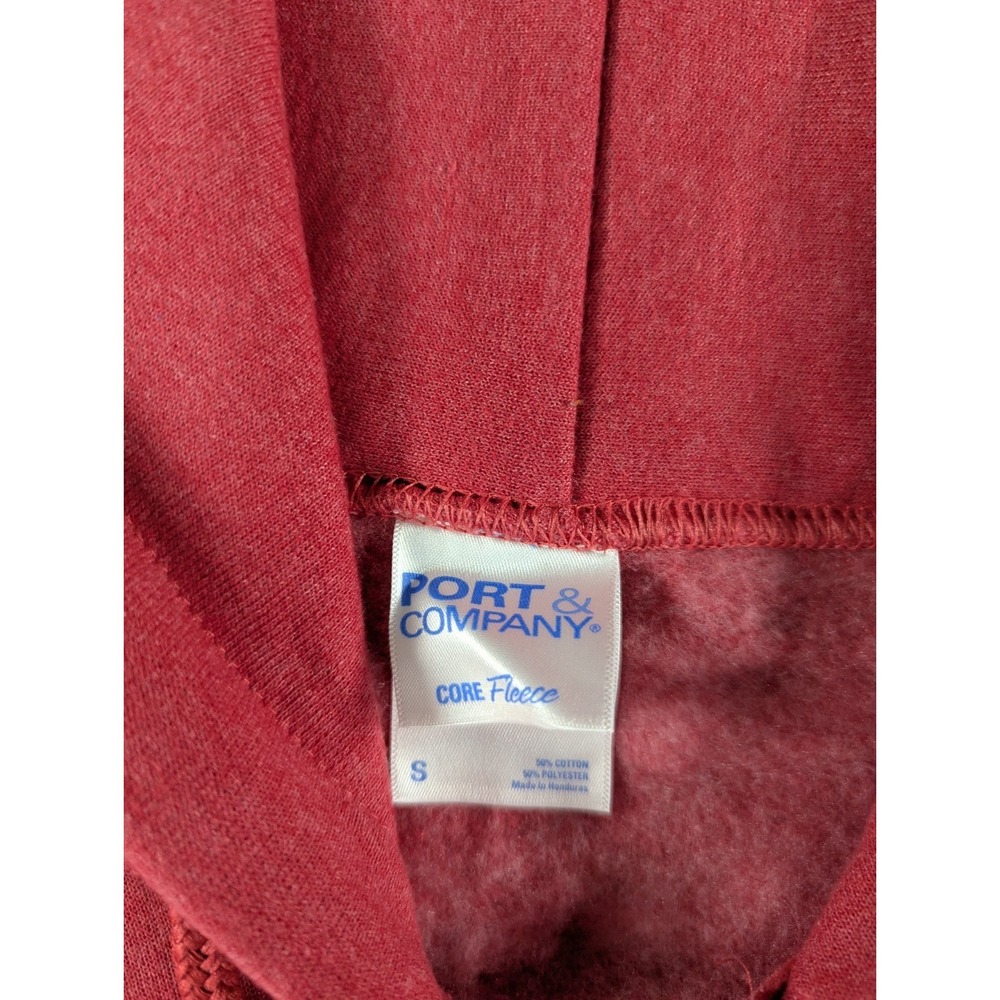 Innova Disc Golf Hoodie Small Red Full Zip Sweatshirt Compass Graphic Team - Picture 13 of 15